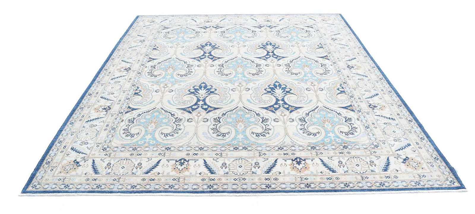 Hand Knotted Ziegler Farhan Wool Rug - 8'2'' x 9'5''