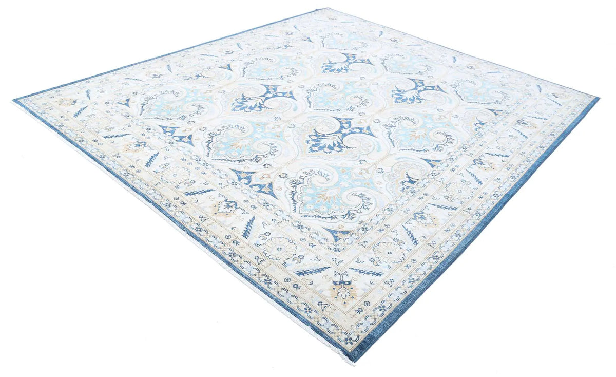 Hand Knotted Ziegler Farhan Wool Rug - 8'2'' x 9'5'' - Arteverk Rugs Area rug