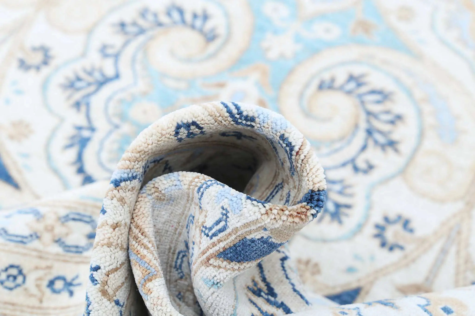 Hand Knotted Ziegler Farhan Wool Rug - 8'2'' x 9'5'' - Arteverk Rugs Area rug