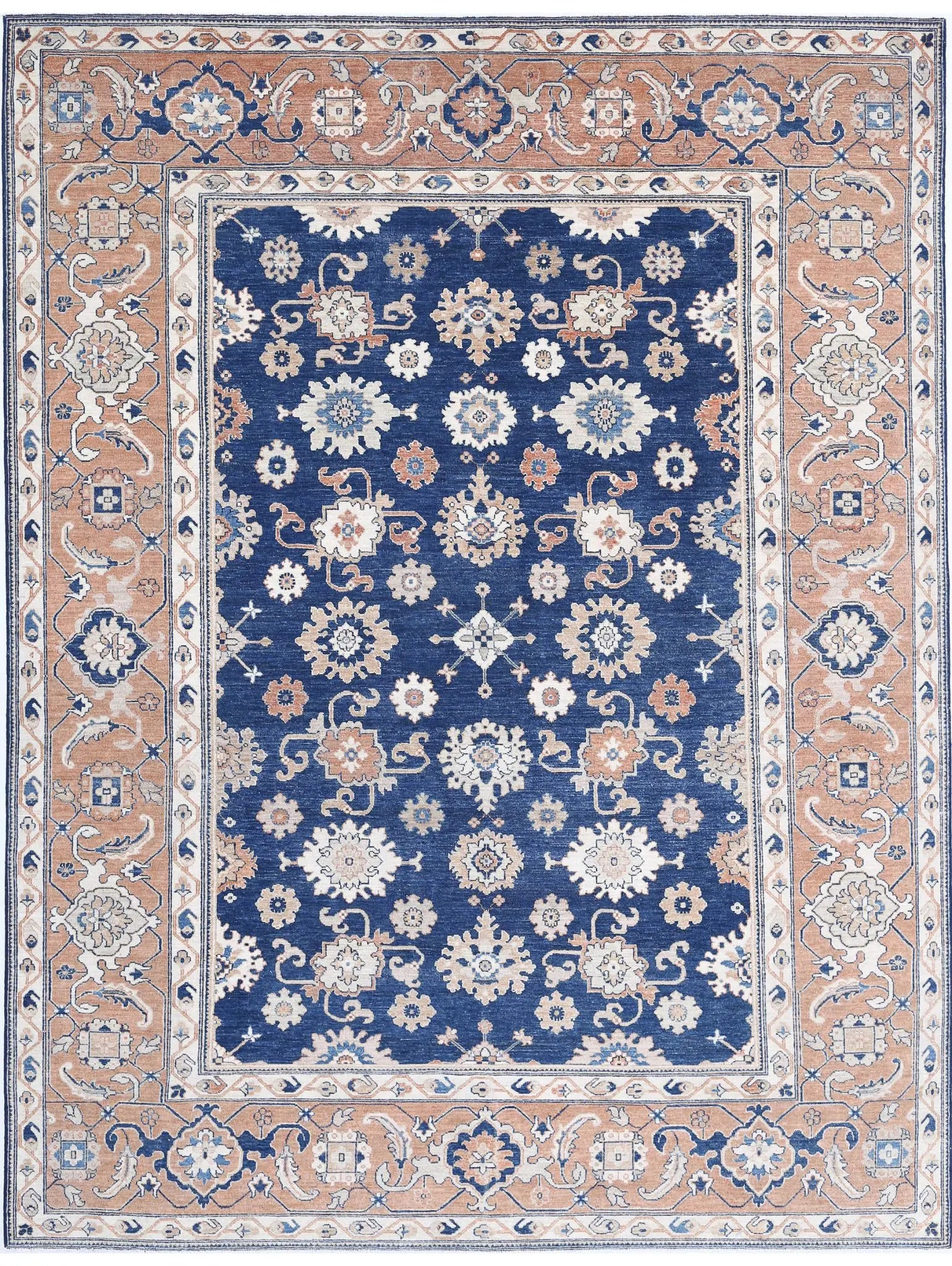 Hand Knotted Ziegler Farhan Wool Rug - 8'7'' x 11'3''