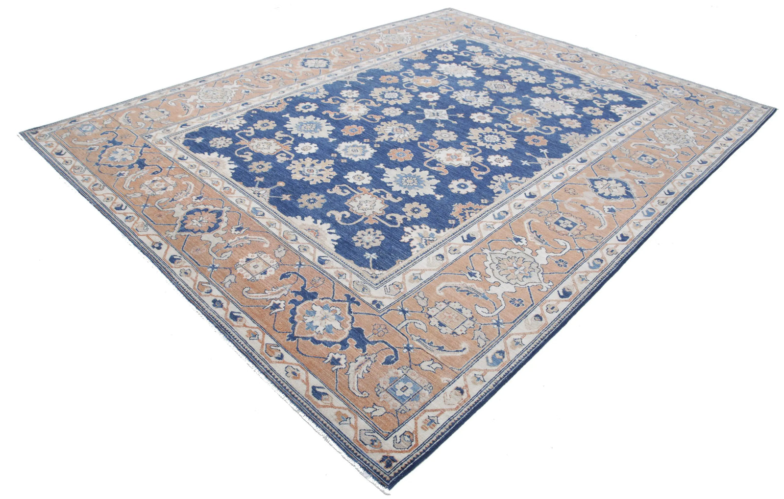 Hand Knotted Ziegler Farhan Wool Rug - 8'7'' x 11'3''