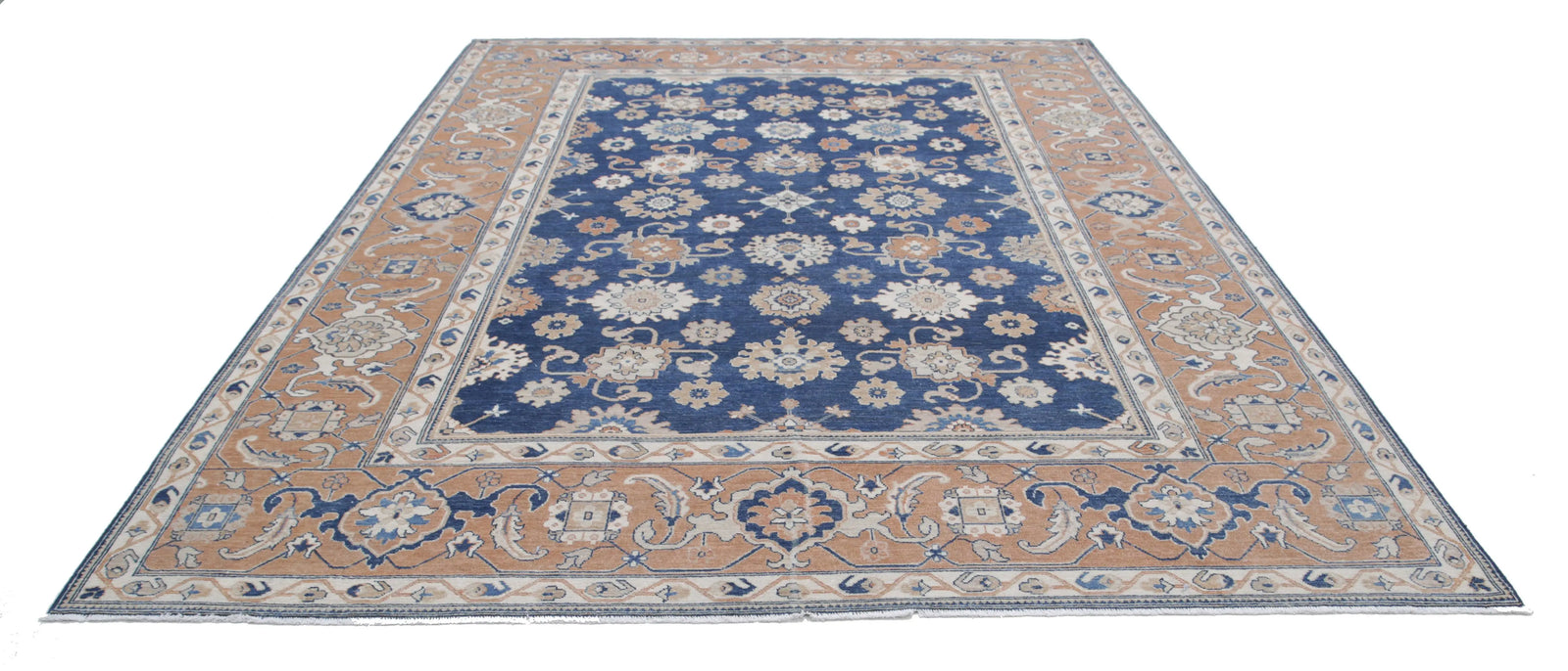 Hand Knotted Ziegler Farhan Wool Rug - 8'7'' x 11'3''