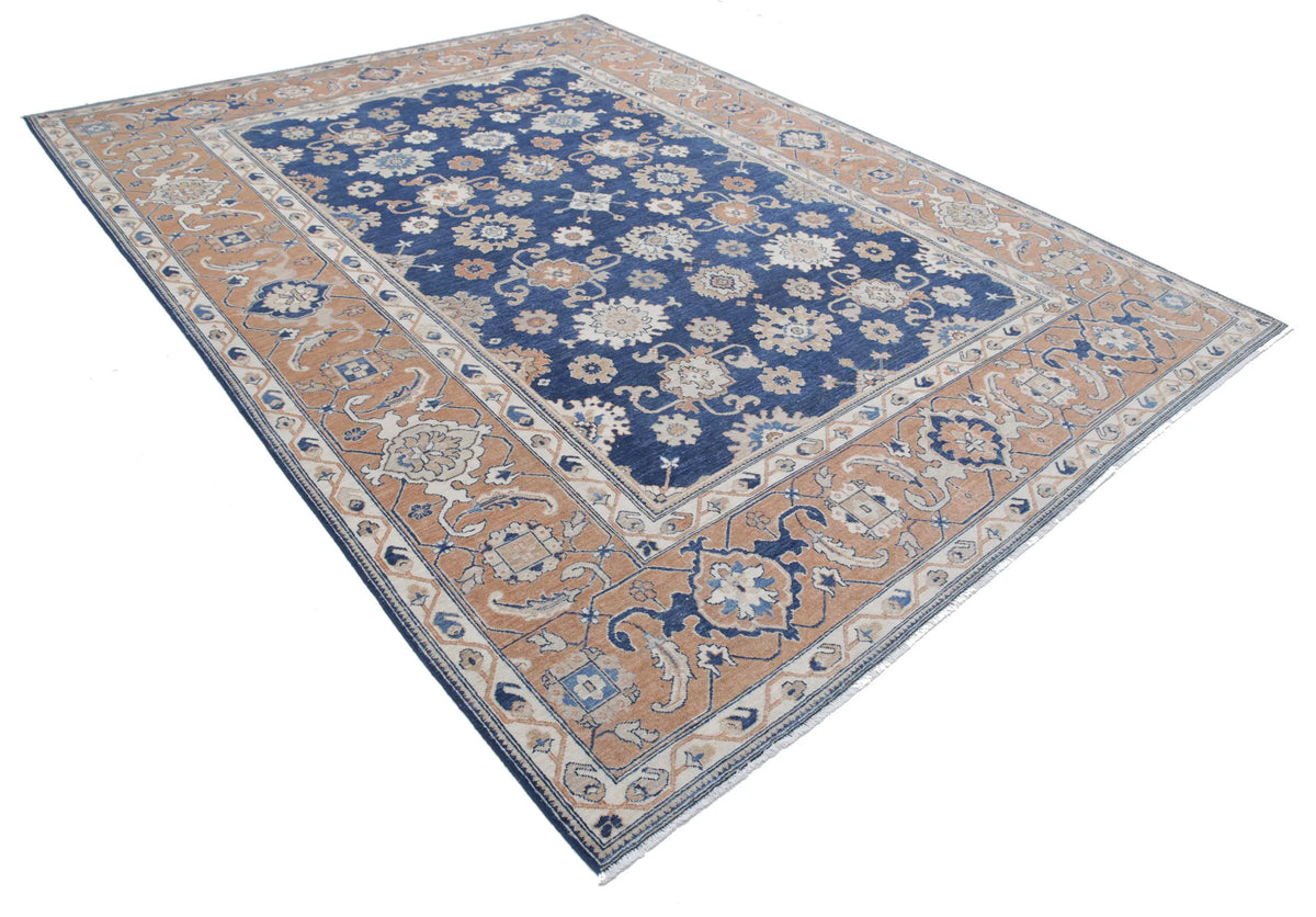 Hand Knotted Ziegler Farhan Wool Rug - 8'7'' x 11'3''