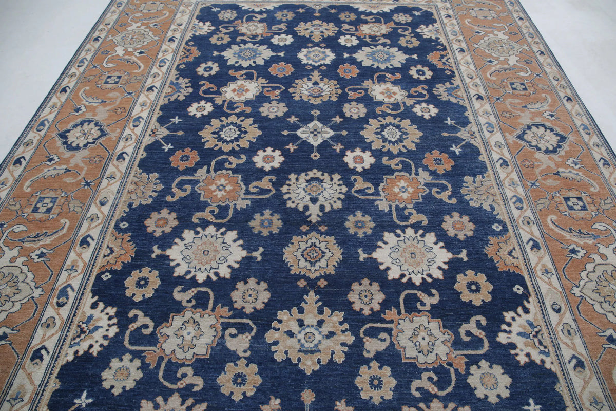 Hand Knotted Ziegler Farhan Wool Rug - 8'7'' x 11'3''
