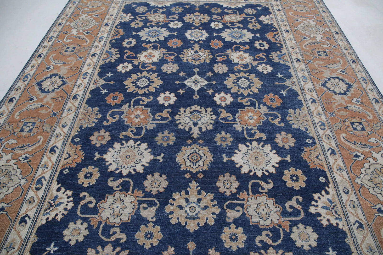Hand Knotted Ziegler Farhan Wool Rug - 8'7'' x 11'3''