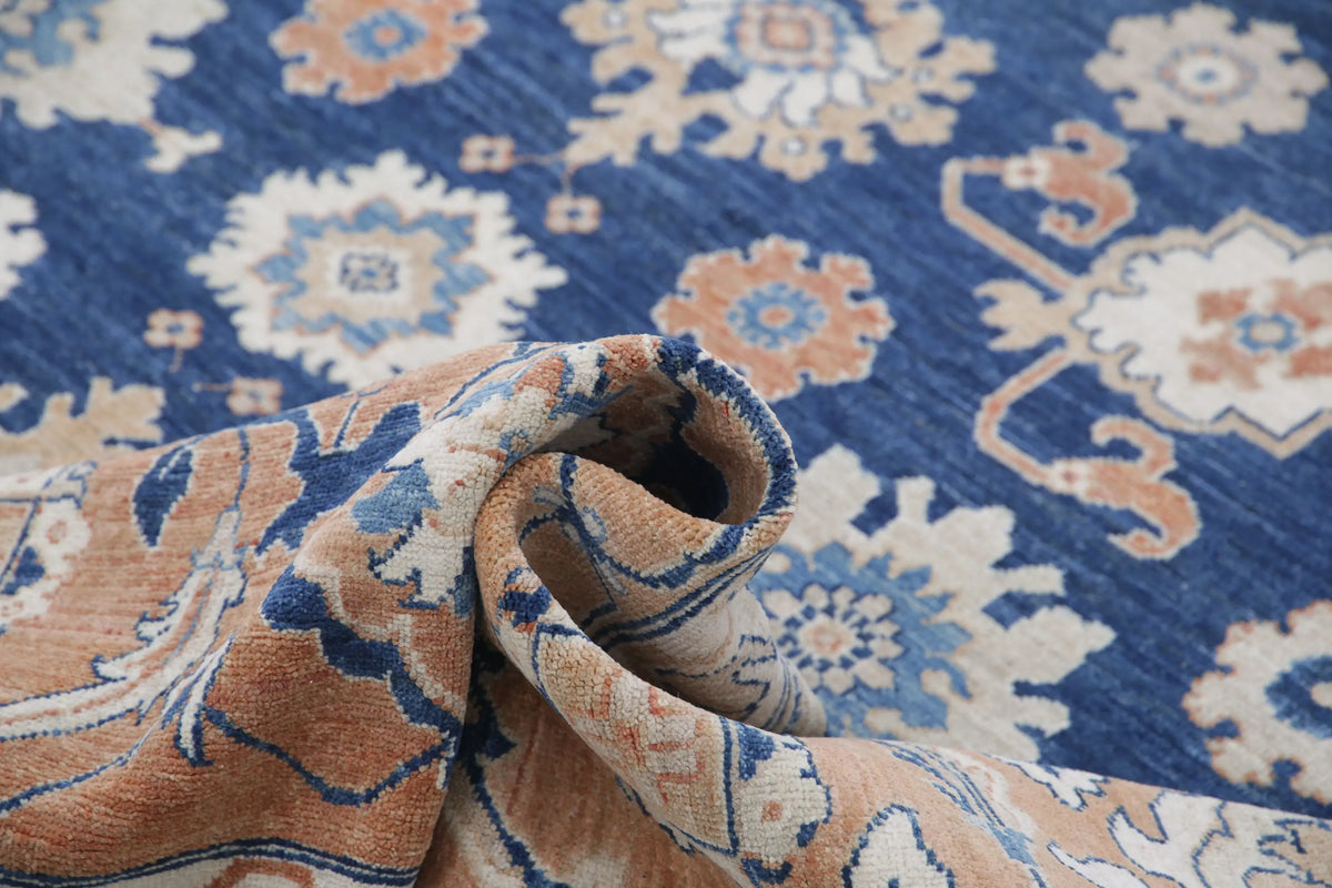 Hand Knotted Ziegler Farhan Wool Rug - 8'7'' x 11'3''