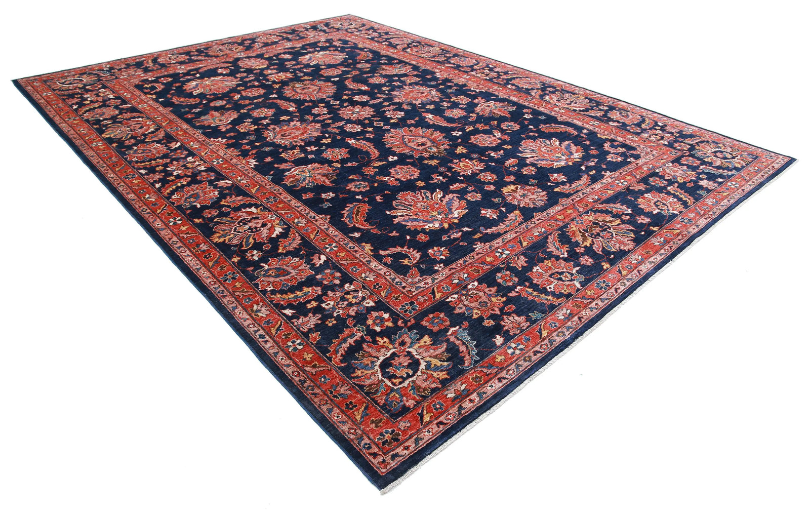 Hand Knotted Ziegler Farhan Wool Rug - 9'11'' x 13'7''
