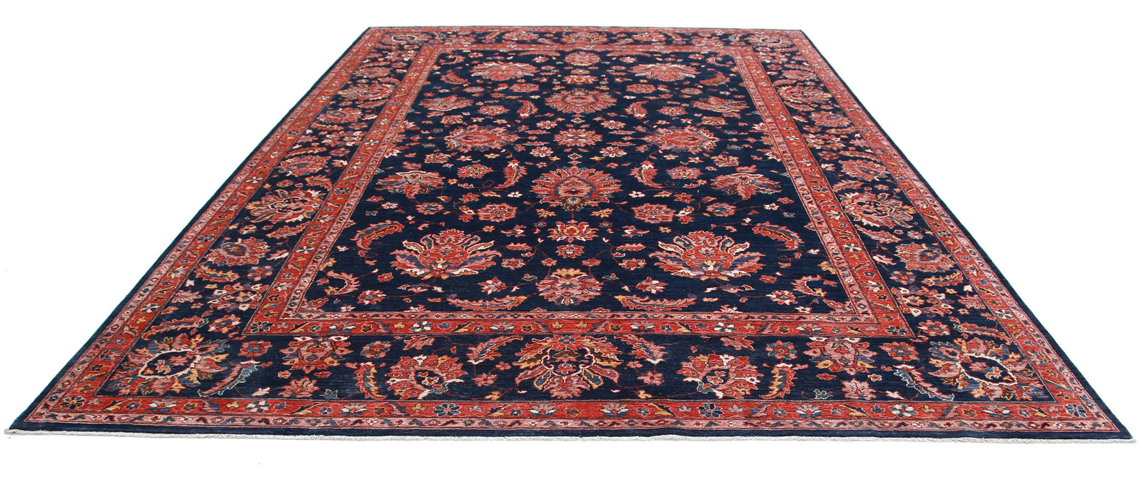 Hand Knotted Ziegler Farhan Wool Rug - 9'11'' x 13'7''
