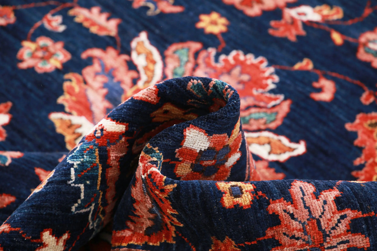 Hand Knotted Ziegler Farhan Wool Rug - 9'11'' x 13'7''