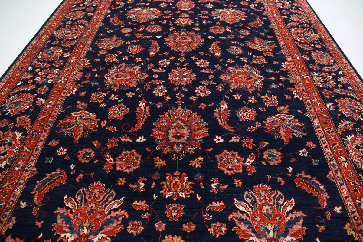 Hand Knotted Ziegler Farhan Wool Rug - 9'11'' x 13'7''