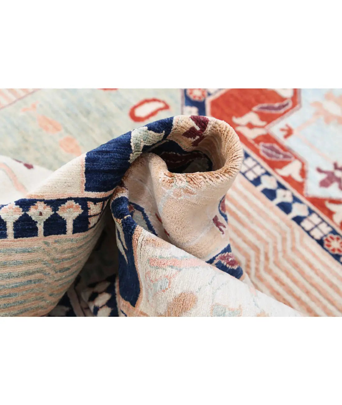 Hand Made Haji Jalili Wool Rug - 8'0'' x 8'0'' - Arteverk Rugs Area rug