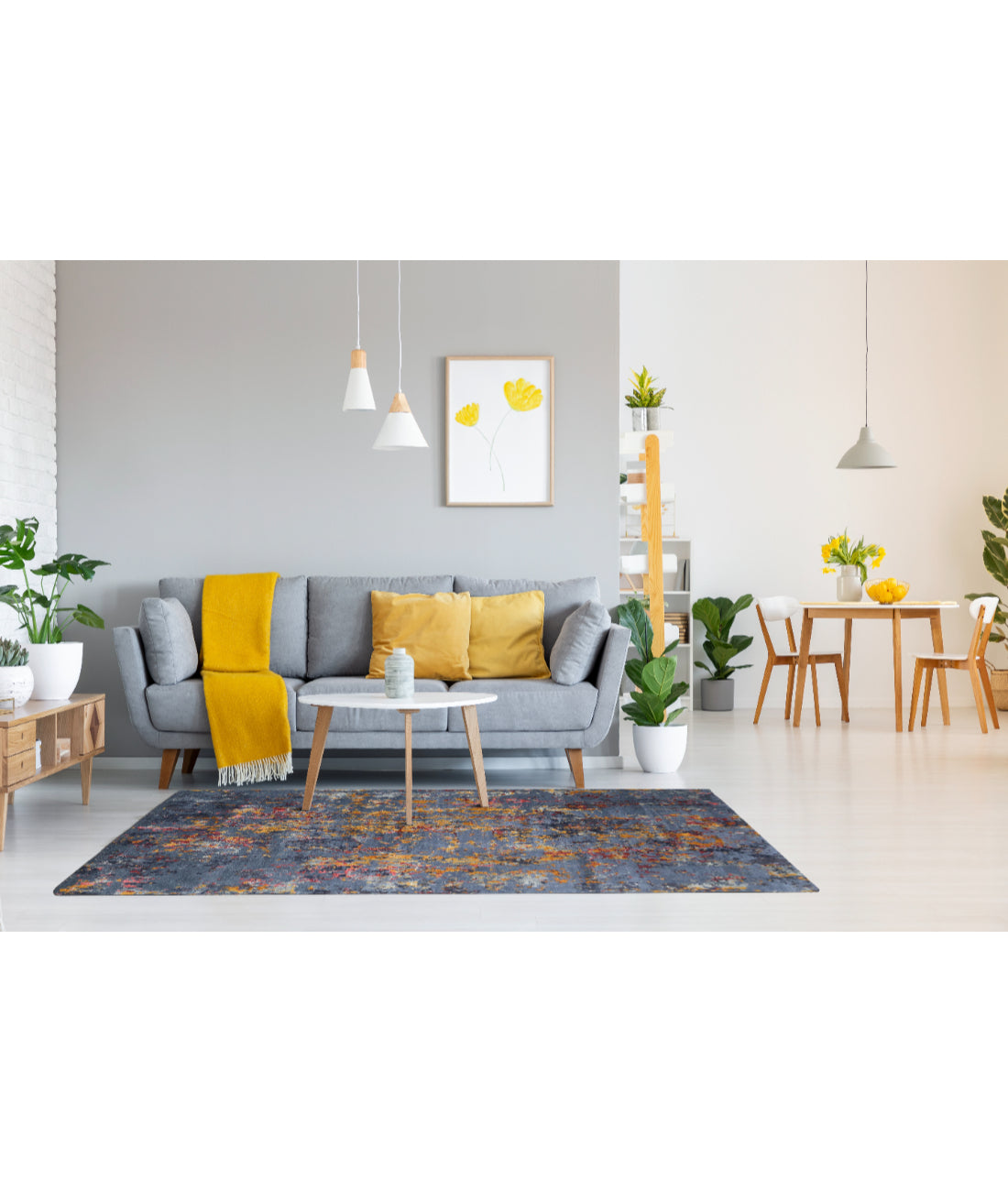 Hand Knotted Tibetan Landry Wool & Silk & Cotton Rug Arteverk Arteverk Rugs