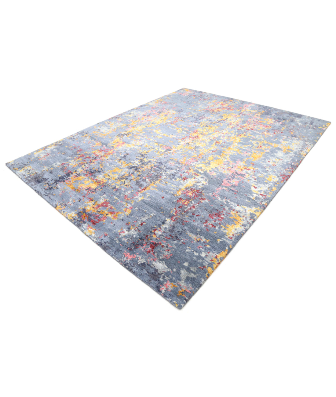 Hand Knotted Tibetan Landry Wool & Silk & Cotton Rug Arteverk Arteverk Rugs