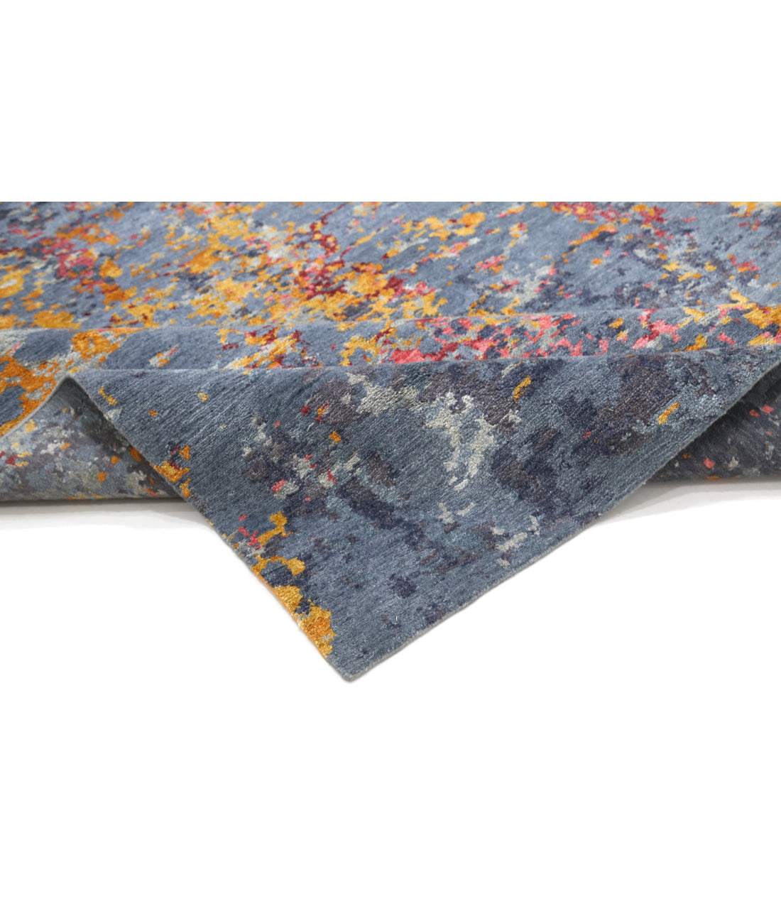 Hand Knotted Tibetan Landry Wool & Silk & Cotton Rug Arteverk Arteverk Rugs