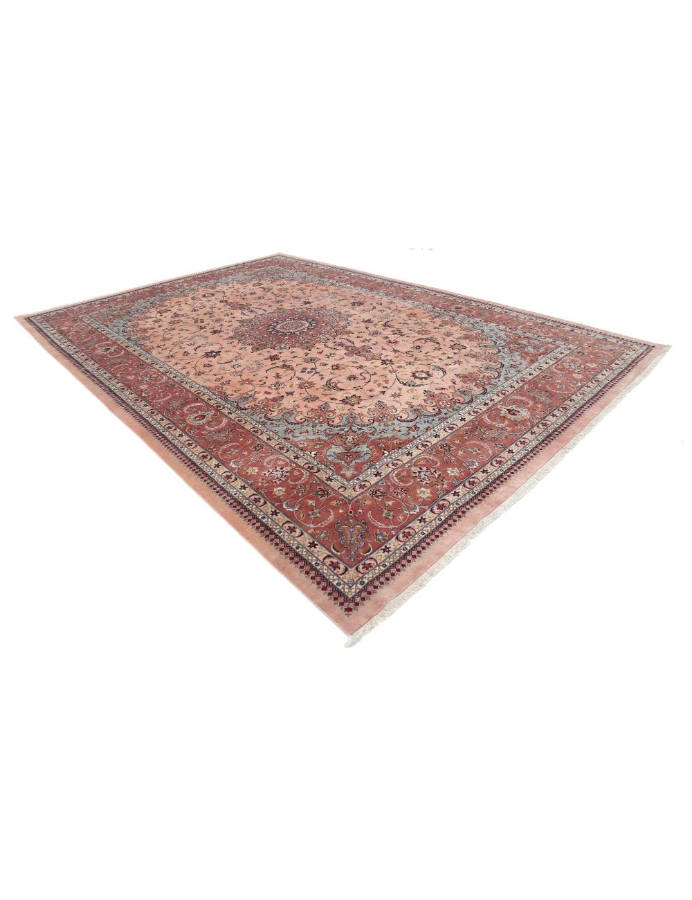 Hand Knotted Traditional Pak Heritage Fine Wool Rug - 9'11'' x 14'2''