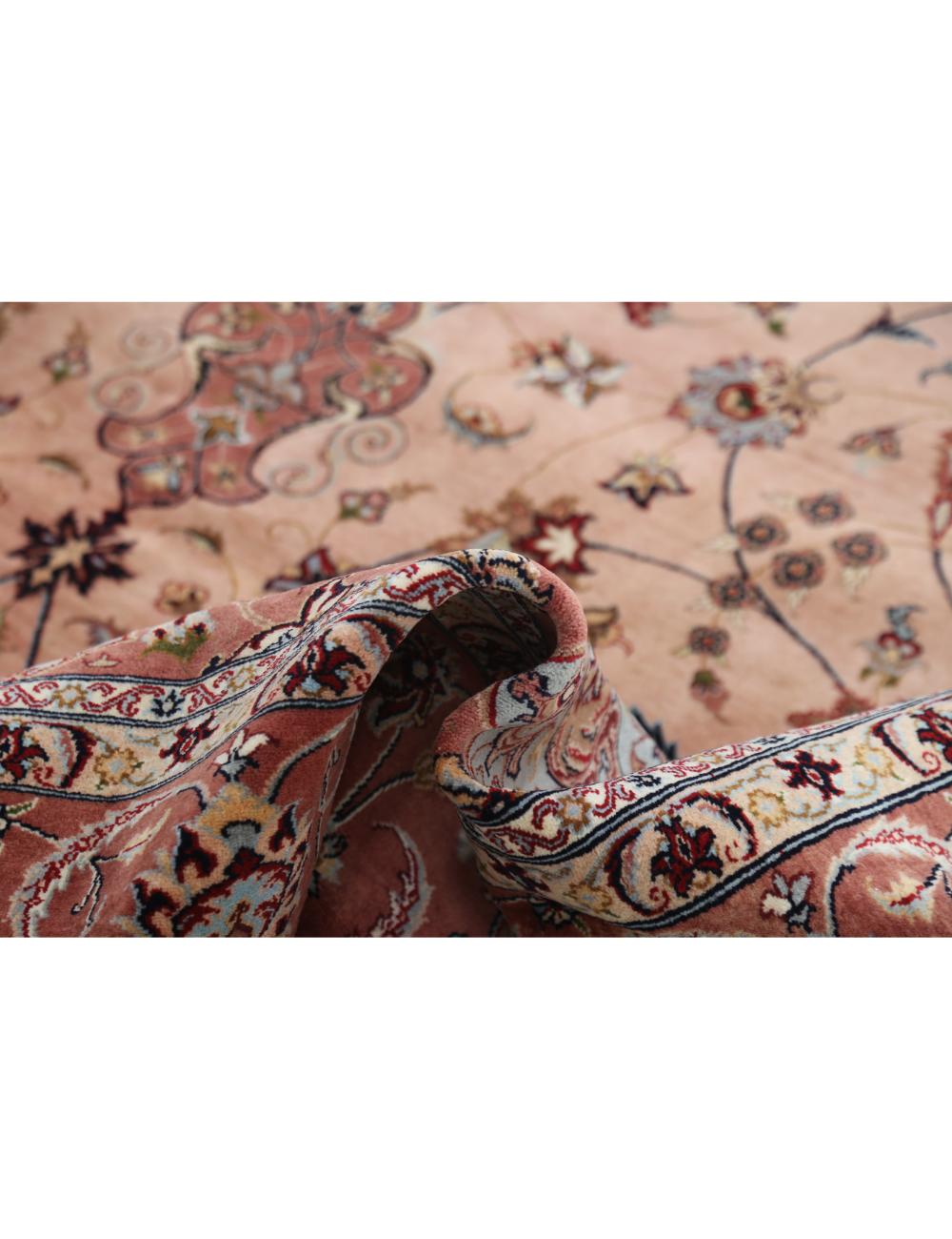 Hand Knotted Persian Fine Persian Wool Rug - 9'11'' x 14'2'' Arteverk Arteverk Rugs