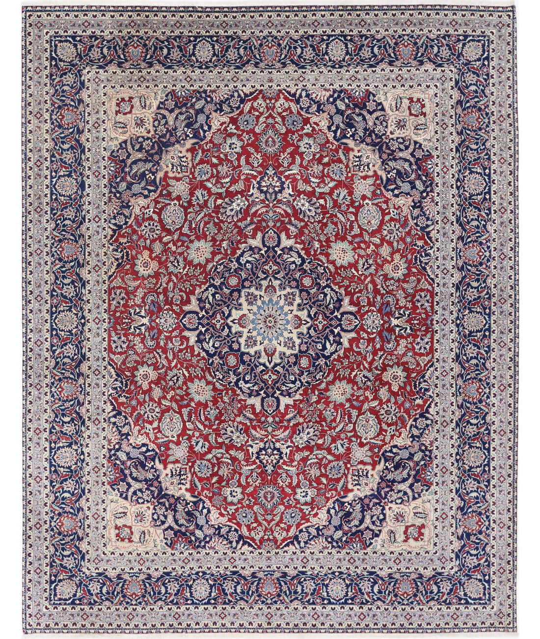 Hand Knotted Heritage Fine Oriental Wool Rug - 8'1'' x 9'11''
