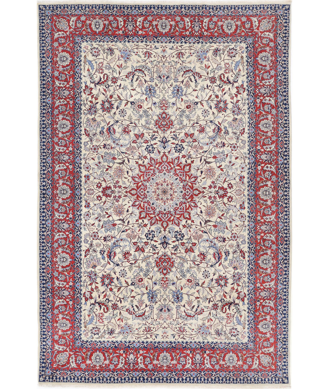 Hand Knotted Heritage Fine Oriental Wool Rug - 6'0'' x 9'1''