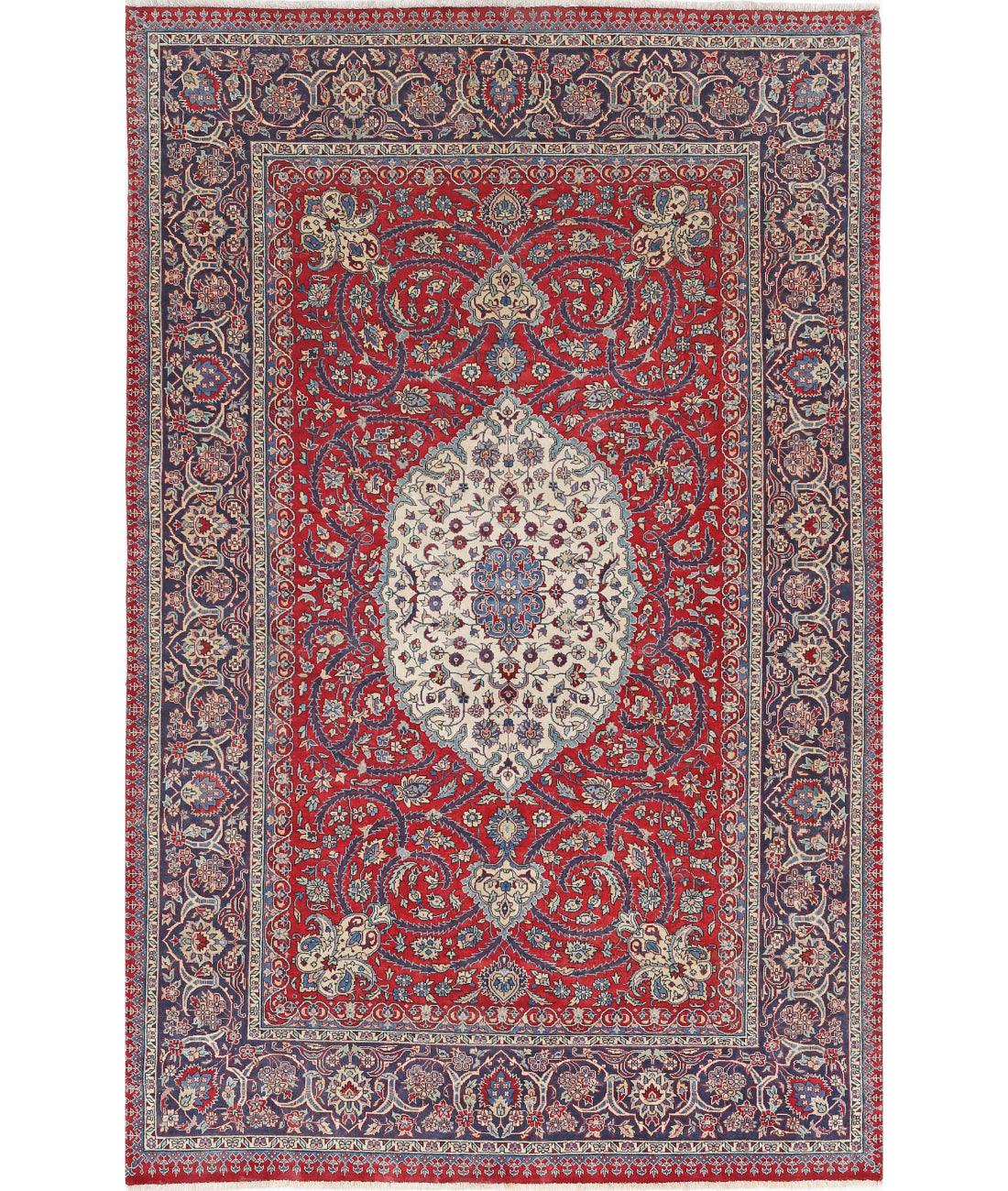 Hand Knotted Heritage Fine Oriental Wool Rug - 4'7'' x 7'1''