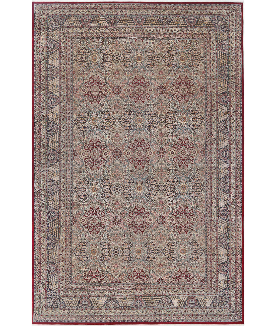 Hand Knotted Heritage Fine Oriental Wool Rug - 12'0'' x 18'3''