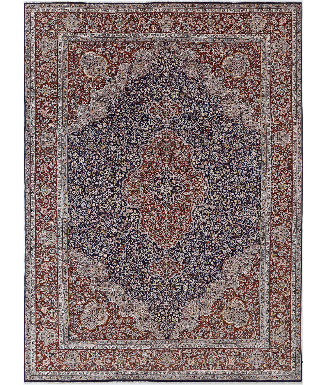 Hand Knotted Heritage Fine Oriental Wool Rug - 8'0'' x 11'1''