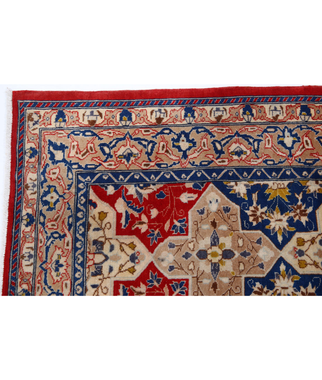 Hand Knotted Heritage Fine Persian Style Wool Rug - 3'10'' x 9'4'' 3'10'' x 9'4'' (115 X 280) / Red / Taupe