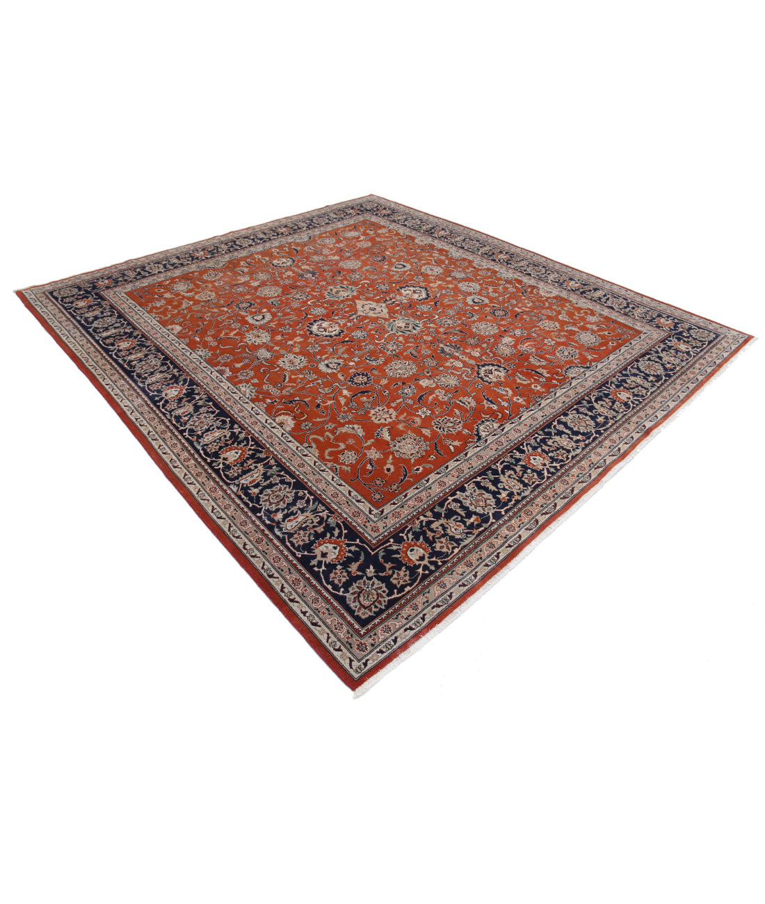 Alfombra oriental anudada a mano de lana fina Heritage - 8'5'' x 9'3''