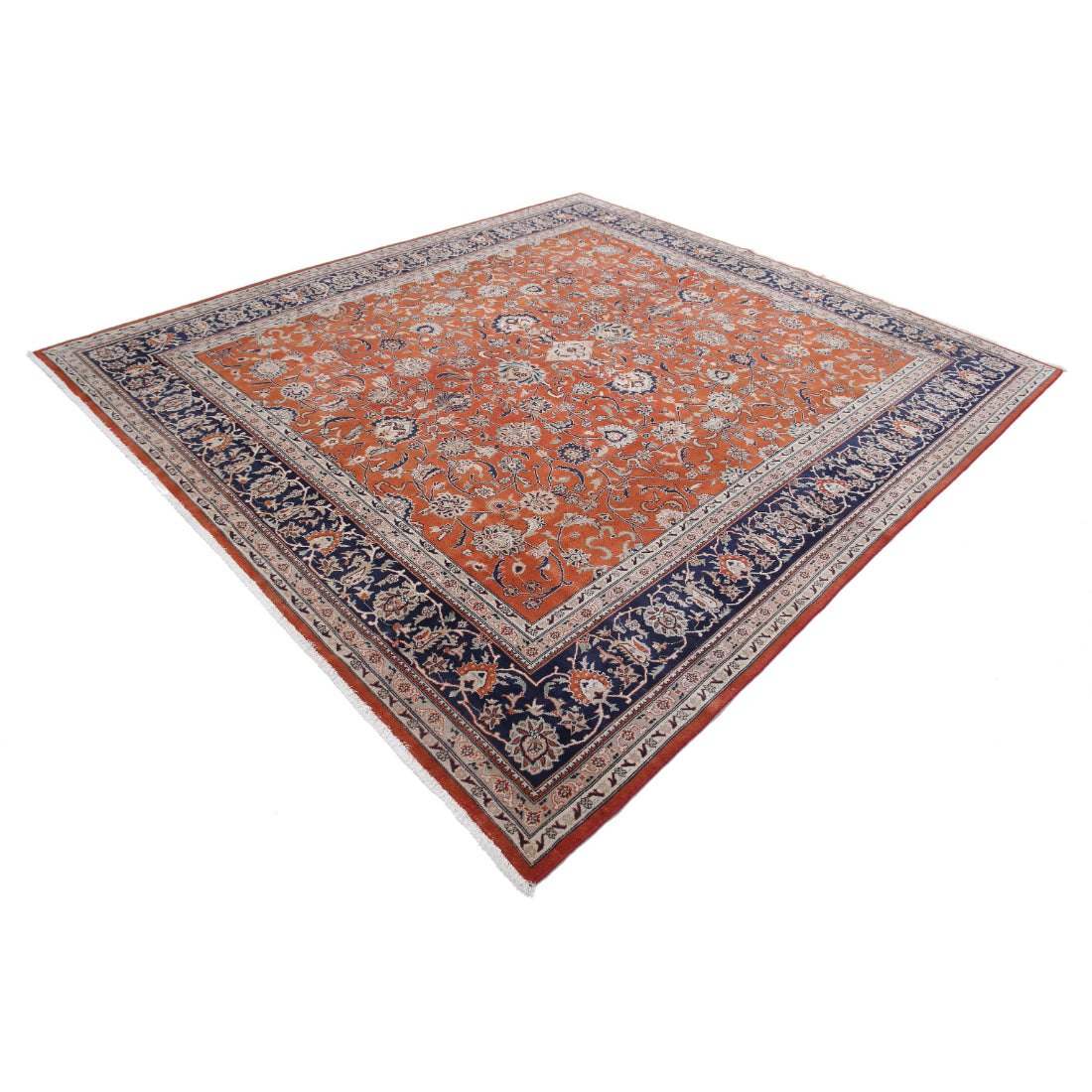 Alfombra oriental anudada a mano de lana fina Heritage - 8'5'' x 9'3''