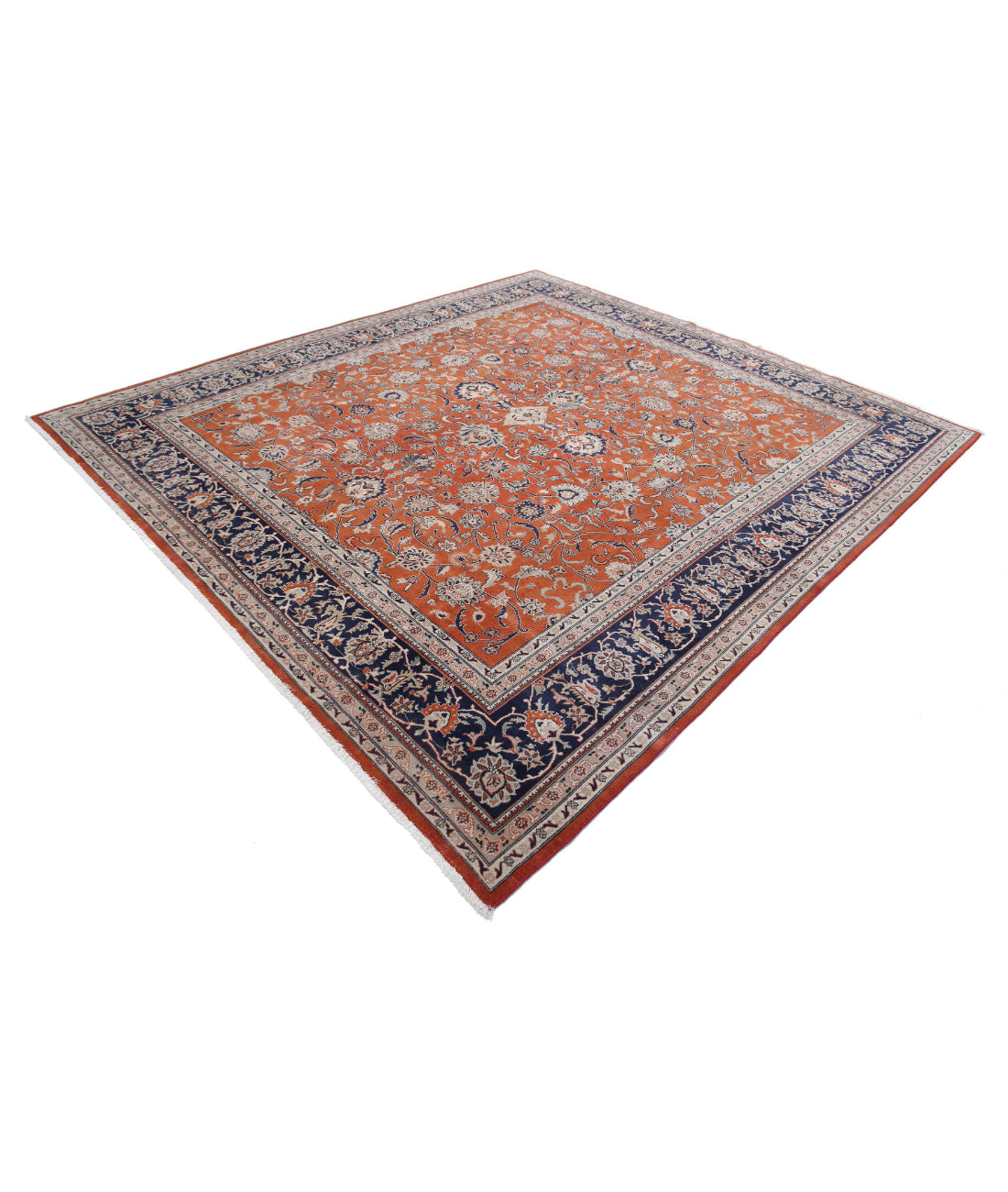 Alfombra oriental anudada a mano de lana fina Heritage - 8'5'' x 9'3''