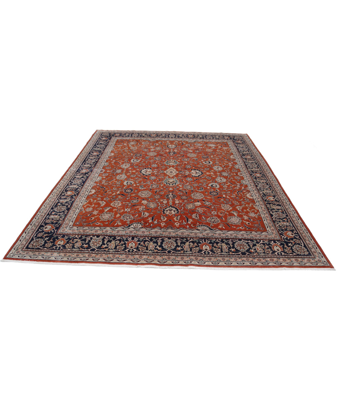 Alfombra oriental anudada a mano de lana fina Heritage - 8'5'' x 9'3''