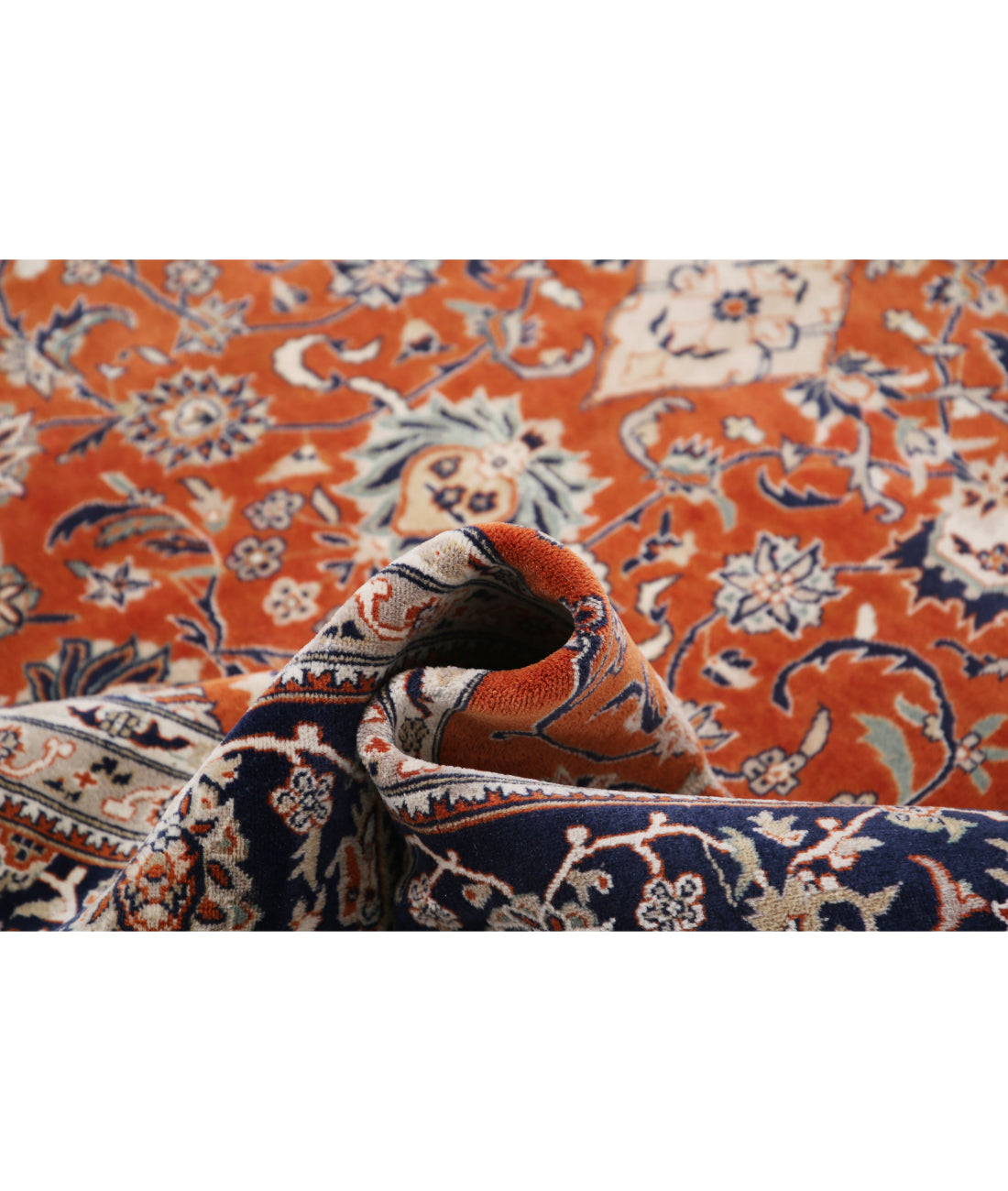 Alfombra oriental anudada a mano de lana fina Heritage - 8'5'' x 9'3''
