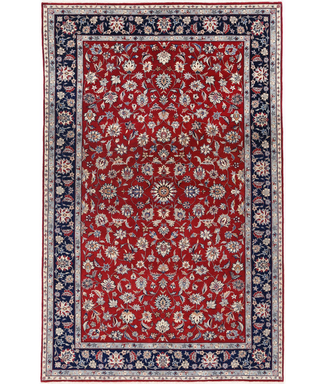 Hand Knotted Heritage Fine Oriental Wool Rug - 4'11'' x 8'0''