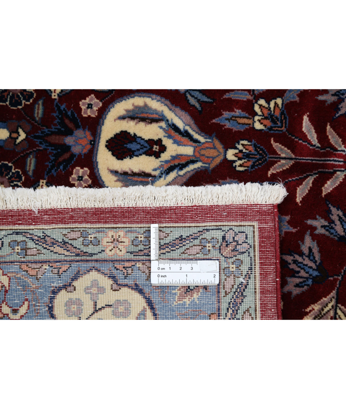 Hand Knotted Heritage Fine Persian Style Wool Rug - 6'0'' x 9'0'' 6'0'' x 9'0'' (180 X 270) / Burgundy / Ivory