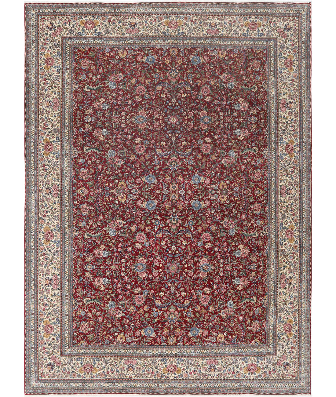 Hand Knotted Heritage Fine Oriental Wool Rug - 10'1'' x 14'0''