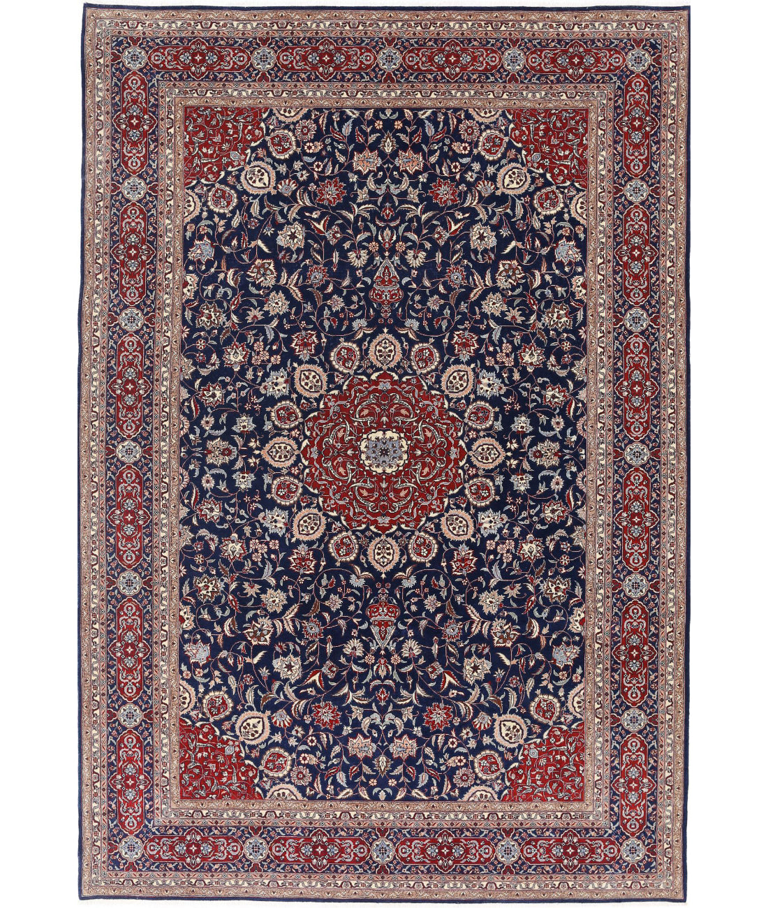 Hand Knotted Heritage Fine Oriental Wool Rug - 6&#39;8&#39;&#39; x 9&#39;10&#39;&#39;