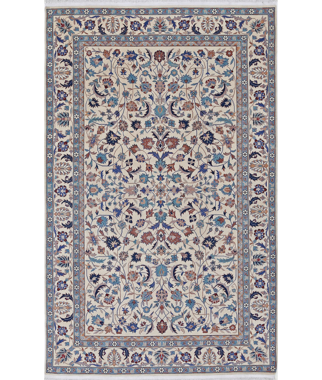 Hand Knotted Heritage Fine Oriental Wool Rug - 5'0'' x 8'0''