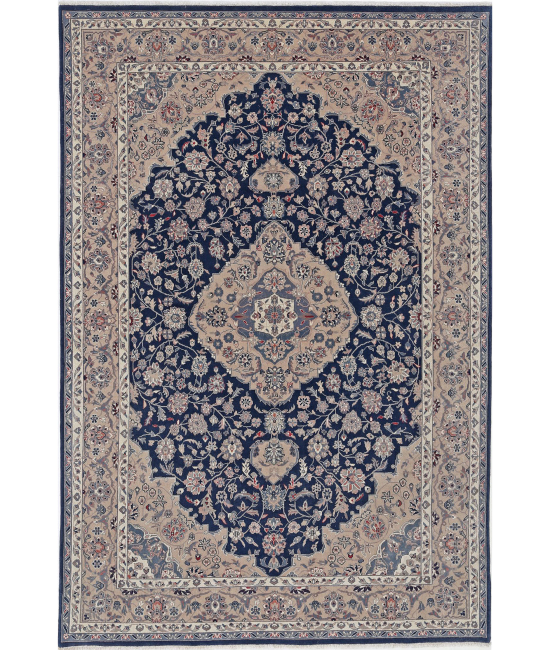 Alfombra de lana oriental fina anudada a mano - 5'11'' x 8'10''