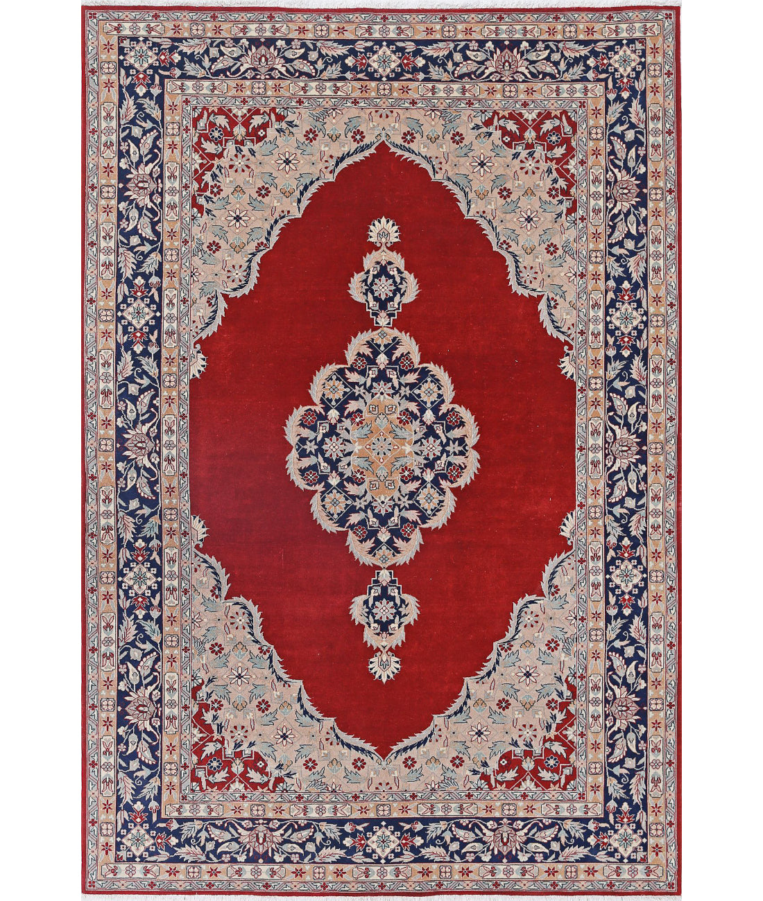 Hand Knotted Heritage Fine Oriental Wool Rug - 6'0'' x 8'11''