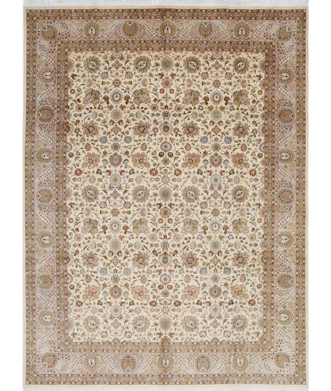 Hand Knotted Heritage Oriental  Wool Rug - 8'11'' x 12'0''