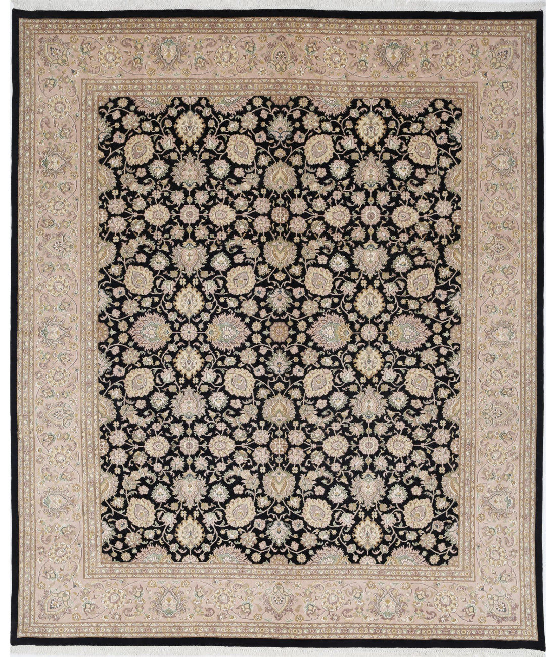 Hand Knotted Heritage Oriental  Wool Rug - 8&#39;3&#39;&#39; x 9&#39;11&#39;&#39;