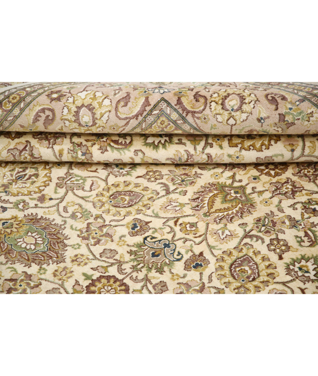 Hand Knotted Heritage Persian Style Wool Rug - 8'1'' x 10'1'' 8'1'' x 10'1'' (243 X 303) / Beige / Taupe