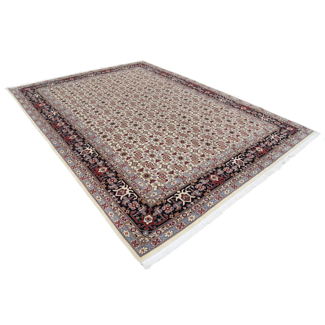 Alfombra de lana oriental anudada a mano - 8'3'' x 11'5''