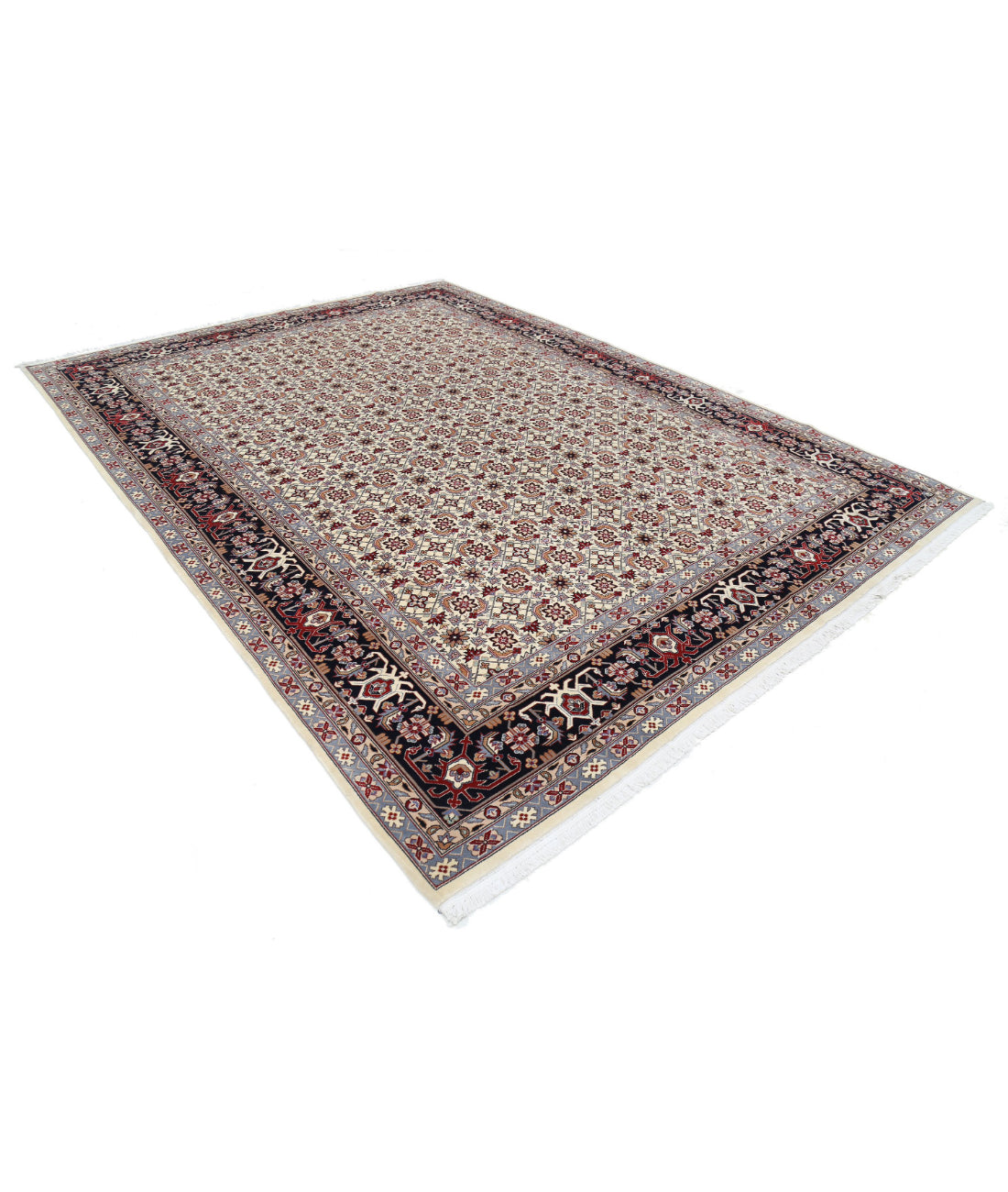 Alfombra de lana oriental anudada a mano - 8'3'' x 11'5''