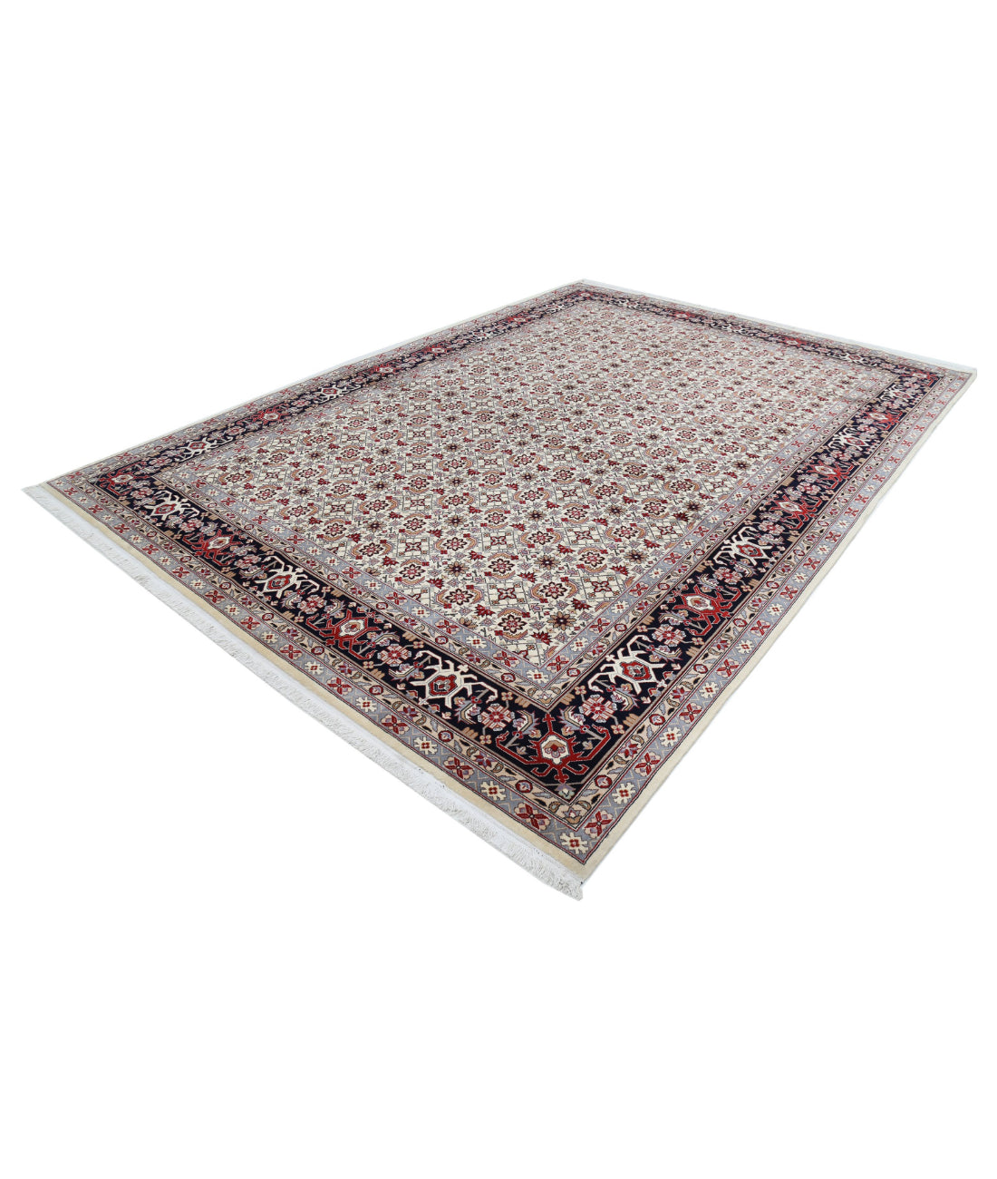 Alfombra de lana oriental anudada a mano - 8'3'' x 11'5''