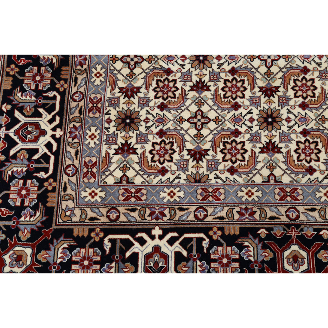 Alfombra de lana oriental anudada a mano - 8'3'' x 11'5''