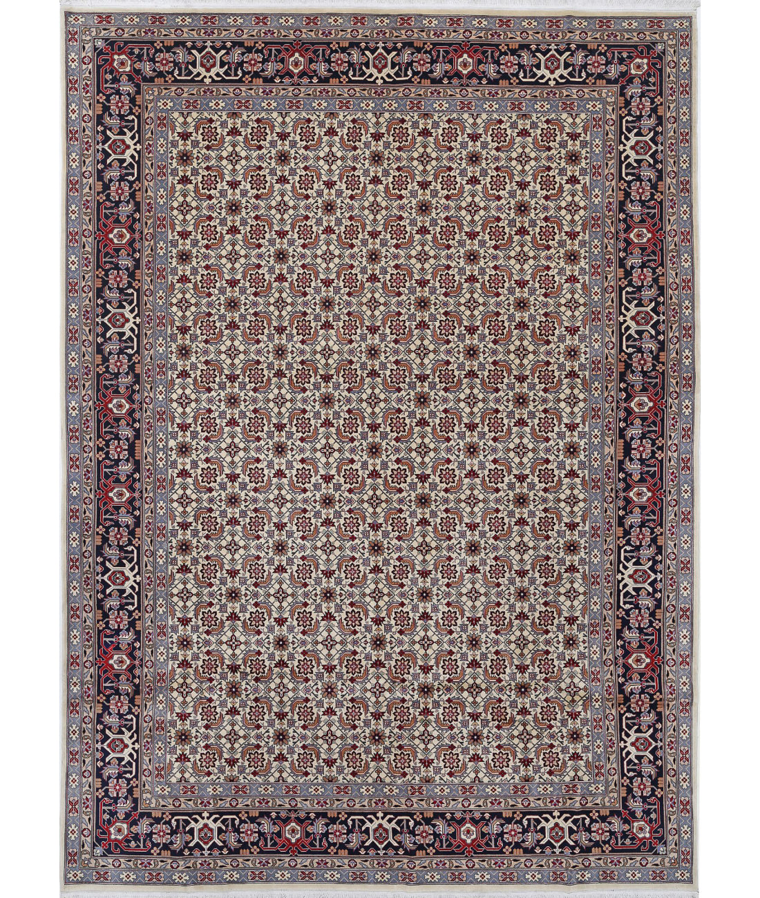 Alfombra de lana oriental anudada a mano - 8'3'' x 11'5''