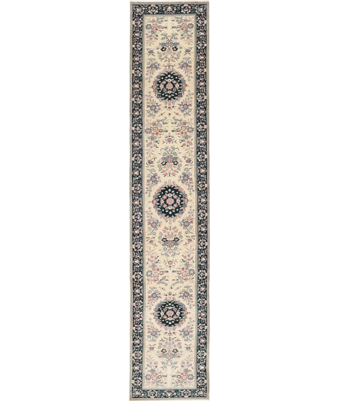Hand Knotted Heritage Oriental  Wool Rug - 2'6'' x 13'7''