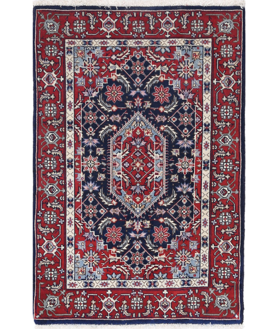 Hand Knotted Heritage Oriental  Bijar Wool Rug - 2&#39;0&#39;&#39; x 3&#39;0&#39;&#39;