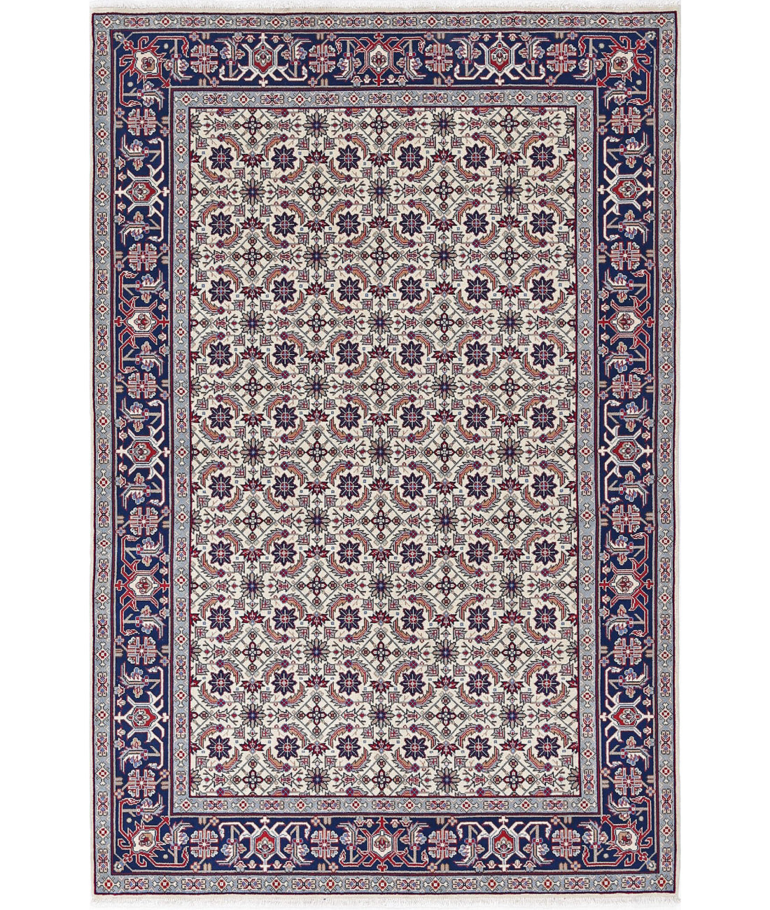 Hand Knotted Heritage Oriental  Wool Rug - 4'0'' x 6'1''