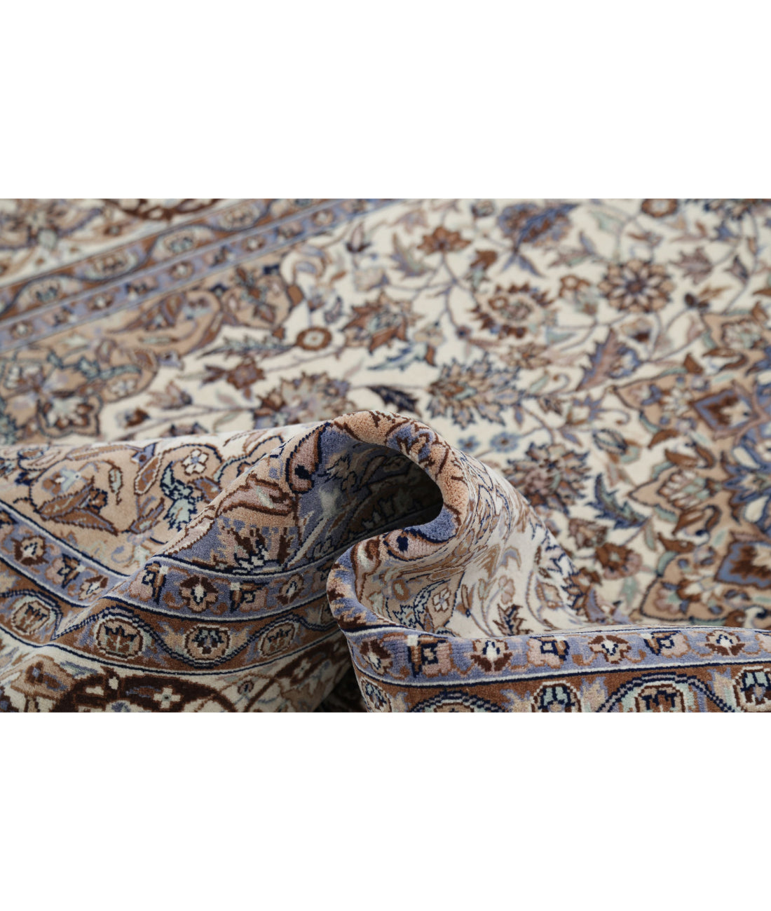 Hand Knotted Heritage Persian Style Wool Rug - 5'11'' x 9'0'' 5'11'' x 9'0'' (178 X 270) / Ivory / Taupe